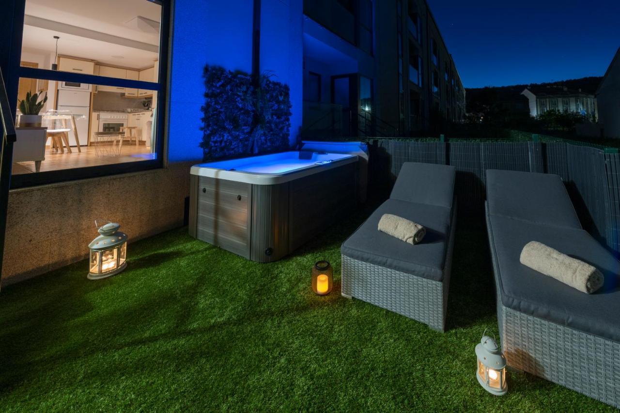 Garden Fisterra - Jacuzzi, Jardin Privado Y Vista Mar Lejlighed Eksteriør billede
